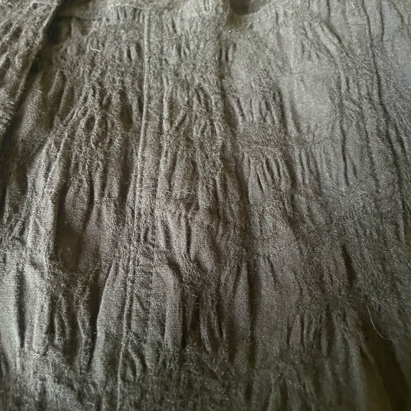 Chico’s women’s  Black Textured button down Shirt/jacket size large (12) Chico 2 - Picture 7 of 7